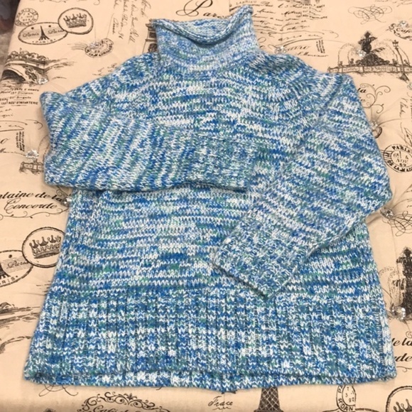 LOU & GREY Findley Space Dye Turtleneck Sweater - Picture 6 of 6